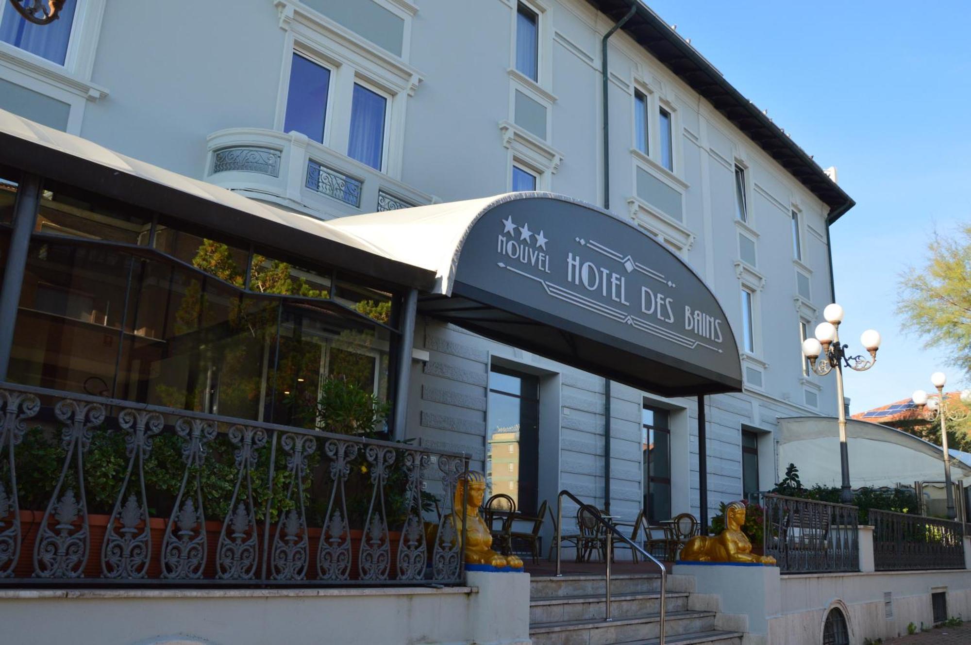 Nouvel Hotel Des Bains Pesaro Bagian luar foto